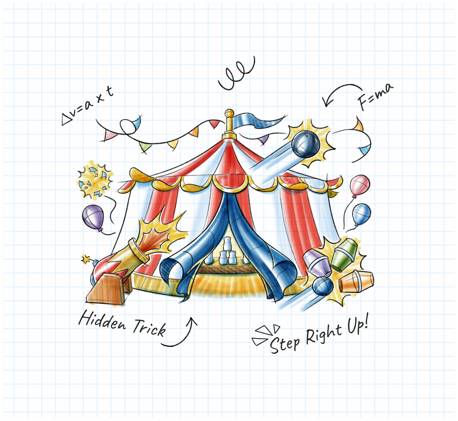 Cartoon of Carnival of Collisions