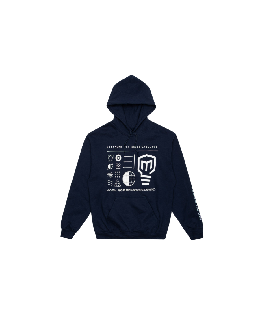 Mark Rober Approved For Scientific Use Hoodie Navy