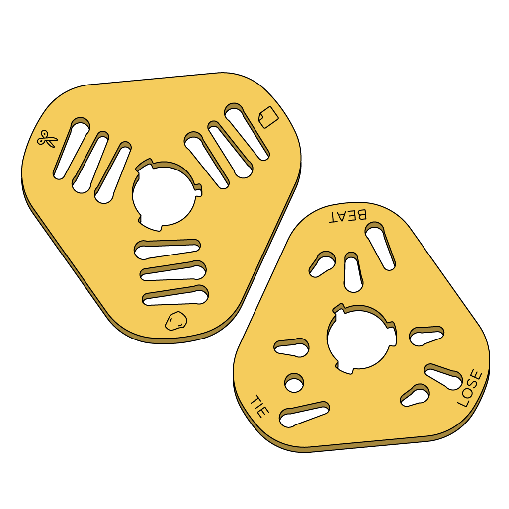 Rock Paper Spinner - (Replacement Parts)
