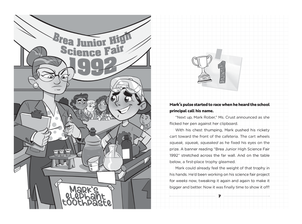 A Peek Inside Chapter 1 of Book 1 in CrunchLabs Mysteries Book Series