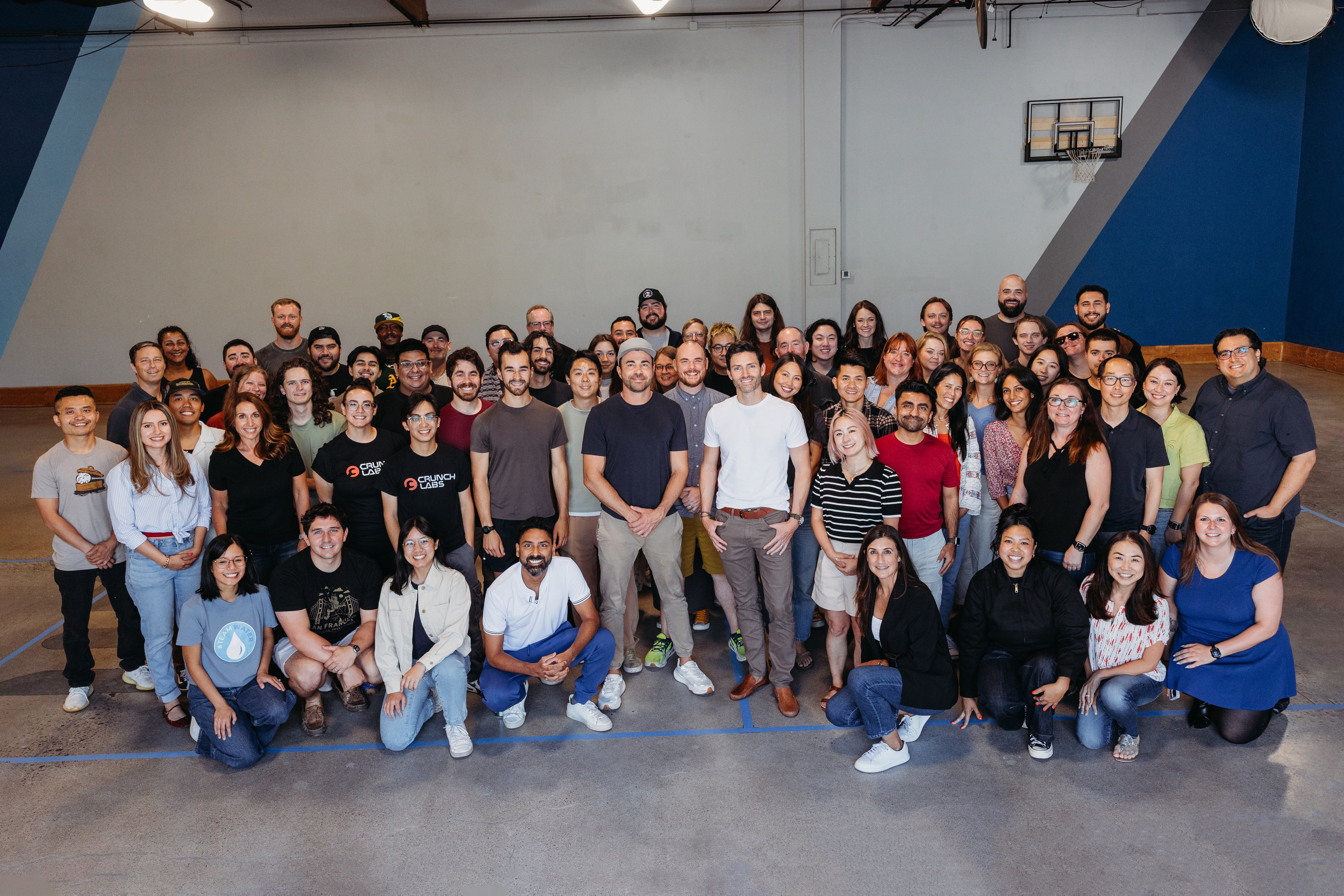 Group photo of CrunchLabs emplpyees