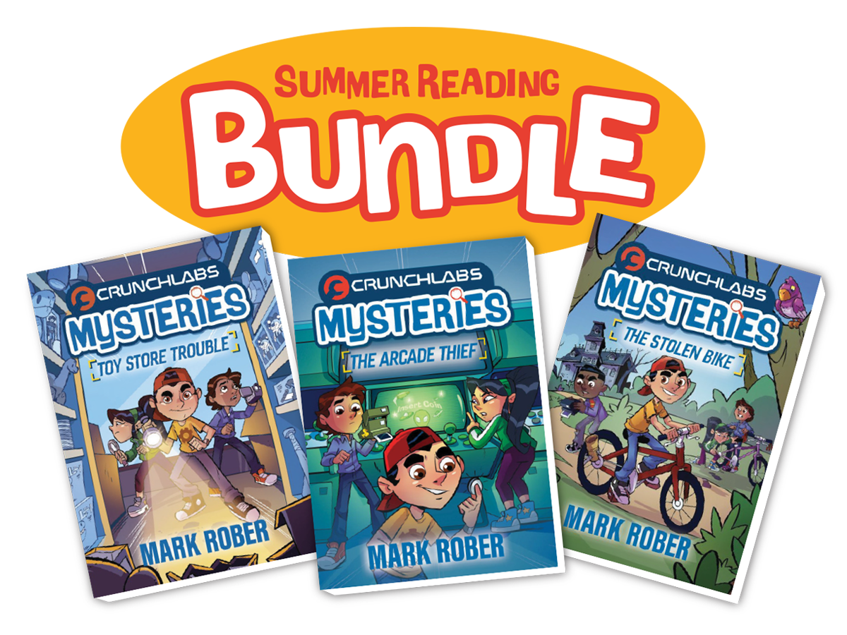 Graphic of the CrunchLabs Mysteries 3-Book Bundle