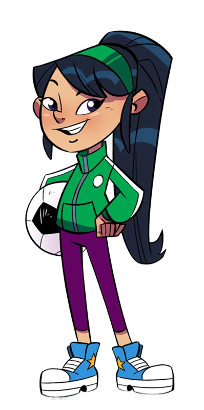 Cartoon Drawing of Alex's Character in CrunchLabs Mysteries