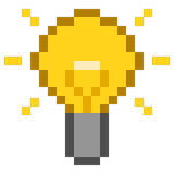 Icon of a Light Bulb