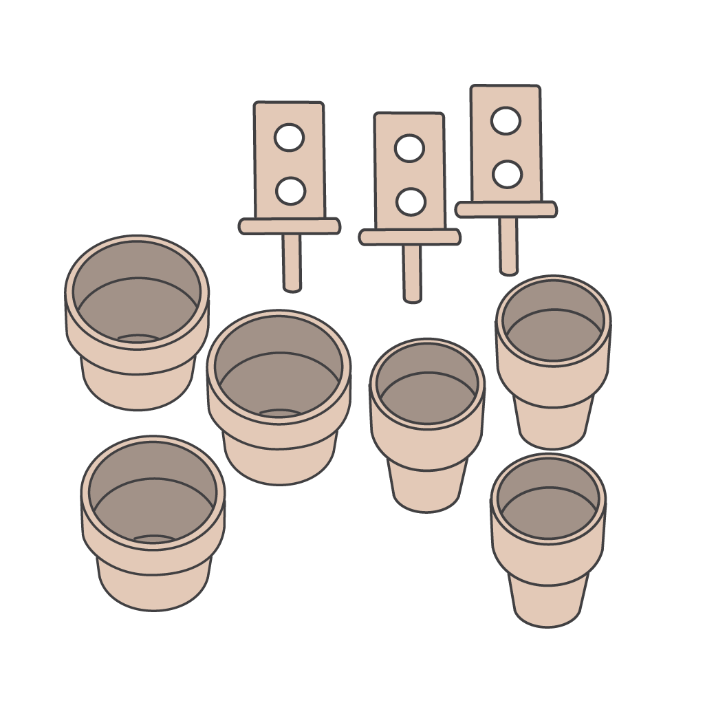 Ice Cream Stand - (Replacement Parts)