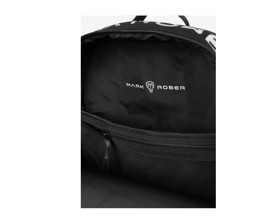 Mark Rober Logo Backpack (Black)